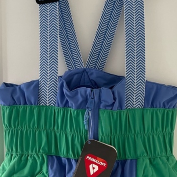 SALE 🎄free people movement All Prepped Colorblock Bibb Snow Pant - Picture 5 of 7